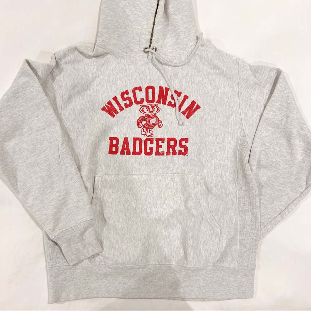 Wisconsin Badgers Vintage Champion Hoodie